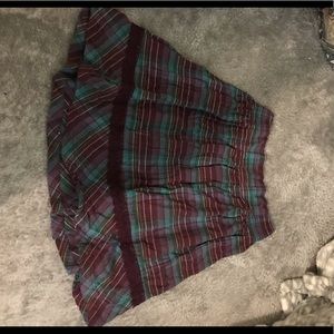 Vintage plaid skirt